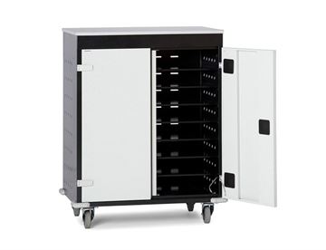 Mobilt PC opladerskab m. 16 rum - Opladningsskab 