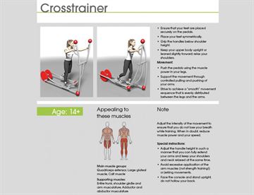 Crosstrainer instruktioner