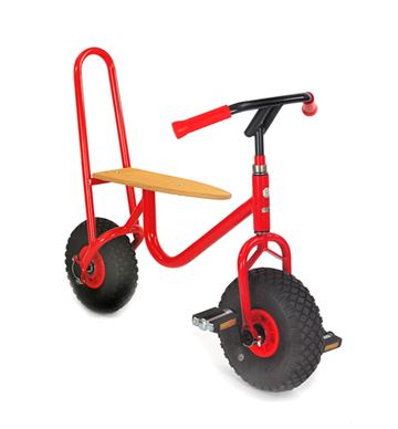 Cykel med punkterfrie PU dæk fra Rose Cykel. Perfekt til institutions brug.