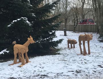 Bondegårdsdyr i træ - Temaleg