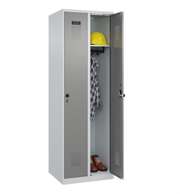Omklædningsskab Evolo Plus med ben 2 rum B 60 cm