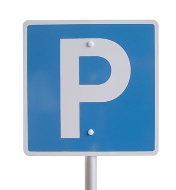 Færdselstavle til legepladsen - Parkering