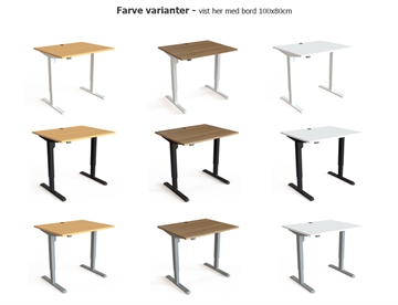 Hæve sænkeborde - Farvekombinationer