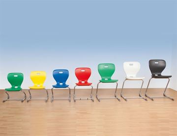 Sædefarver - skolemøbler - Elevstol model Ergostar