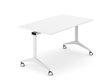 Flip top bord  - konferencebord / mødebord med bordplade som kan vippes - Mobilt klapbord