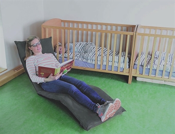 Sammenklappelig / Foldbar liggestol - Sitzfix Maxi Gulvstol 