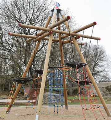 HUCK Fugleredetårn  - Sjovt klatretårn til legepladsen