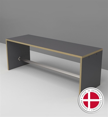 Gavlbord m. fodstøtte, L.240 cm. Højbord - flere varianter