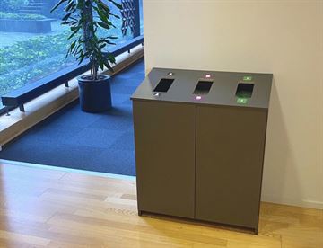  GreenCare 3 Affaldsbeholder - skabsmoduler til affaldssortering