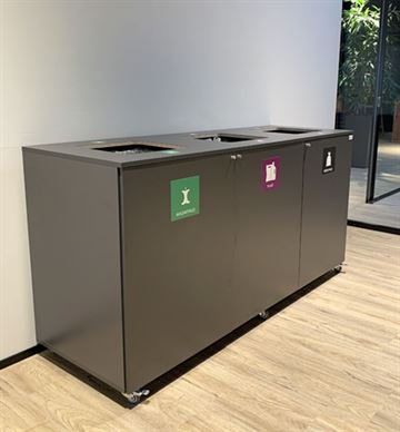 GreenCare maxi 3 kantinevogn - kildesortering