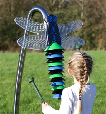 Dragonfly Bells Guldsmed - Udendørs musikinstrument inspireret af naturen
