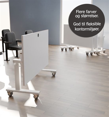 Hæve sænkebord m. flip-top. Pladsbesparende klapbord - flere varianter