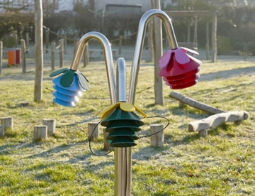 Harmony Bells Buket musikblomster - Lydskulptur inspireret af naturen - Udendørs musikinstrument