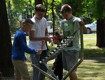 Harmony Xylofon - unikt udendørs musikinstrument