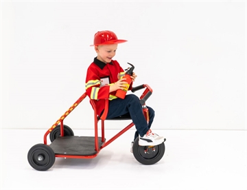 Brandbil til den lille brandmand på legepladsen - HERO Fire Cykeltaxa