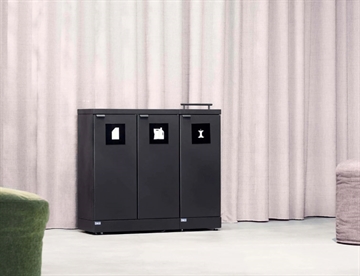 Bica affaldsbeholder til indendørs affaldssortering, 3x65L (låg)