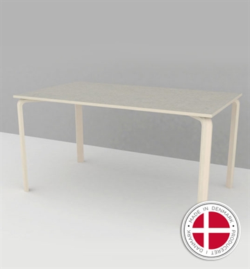 Institutionsbord m. linoleum, godt børnehavebord - Dansk produceret