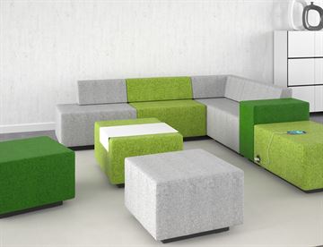 Jazz chill out sofa-modulsystem - Intro tilbud på komplet Lounge sofagruppe