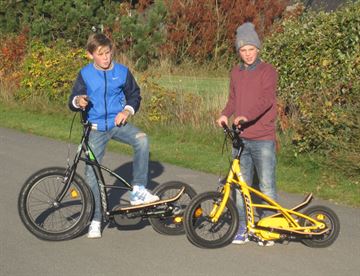 3g stepper cykler - Junior og Spyder Stepbikes - Sjove køretøjer til SFO\'en.