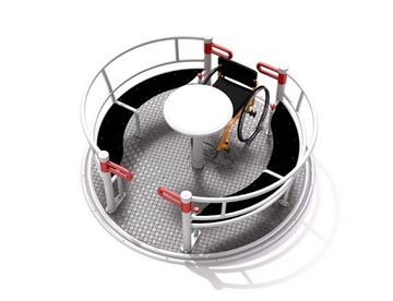 Karrusel til kørestolsbrugere - Handicapvenlige legeredskaber