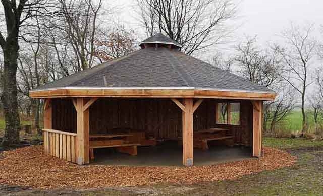 Bålhuse, Shelters, Pavilloner mm