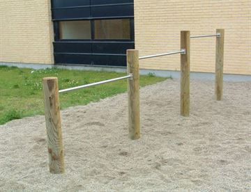 Kolbøttestativ til legepladsen - Tripple kolbøttestativ