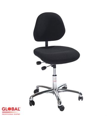 Klassisk kontorstol -  kontorstol med ergonomisk sæde. Højdejusterbar.