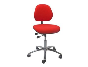 Kontorstol - klassisk god ergonomisk kontorstol - rød
