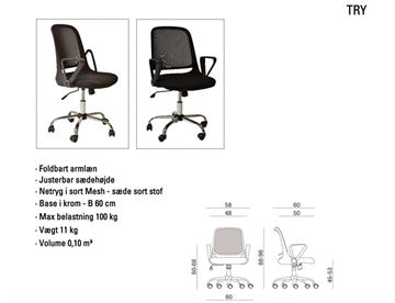 Model Try - Kontorstol 