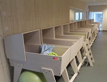 Krybber til institutionens soverum