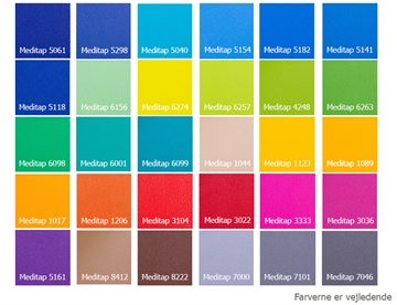 Farvekort kunstlæder