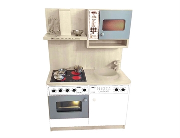 Lille legekøkken - børnehavekøkken - Ahorn / Hvid