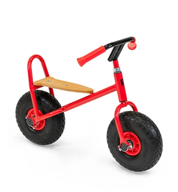 Mini løbecykel m. punkterfri PU ballondæk fra Rose cykler - Dansk produceret