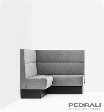 Modus Corner Lounge sofa modul H 110, mønster (C) med vandrette syninger - Pedrali