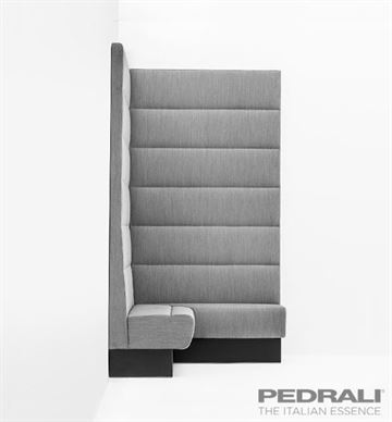 Modus Corner Lounge sofa modul H 240 cm, mønster (C) med vandrette syninger