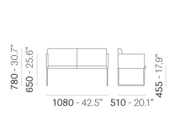 Mål - Box sofa 746