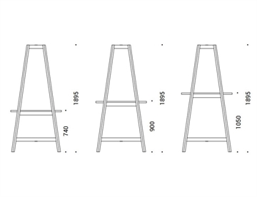 Højde mål - Nova Wood multibord