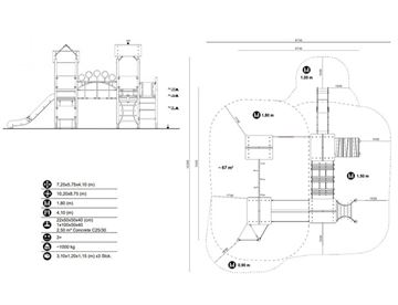 Klatresystem - Etolis kombi 4 specifikationer