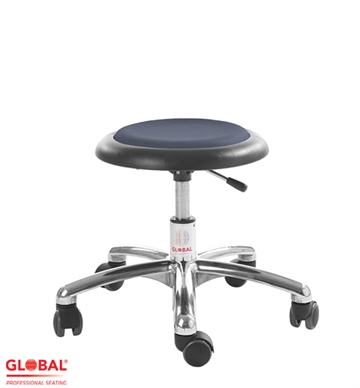 Taburet til institutioner - Micro Alu50 fra danske Global - Dansk produceret