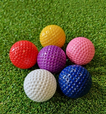 Minigolf bolde - ass. kulørte farver, 100 stk. 