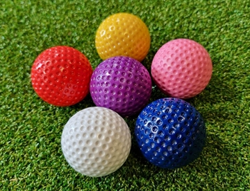 Minigolf bolde, sæt med 100 stk. 