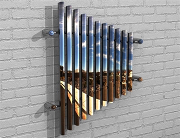 Mirrow Chimes - Udendørs spejlblank musikinstrument 