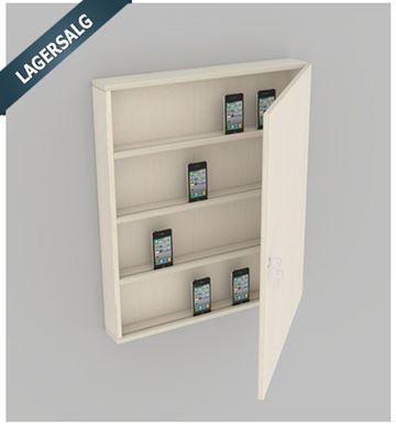 Mobiltelefonskab uden glas - opbevaring af mobiltelefoner - LAGERSALG