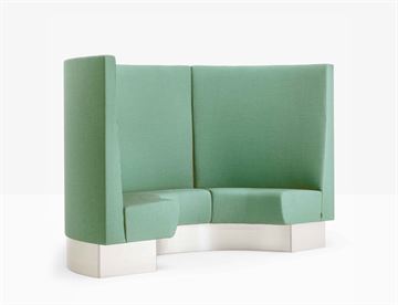 Modus 2 Lounge sofa curved modul H 140 - Pedrali