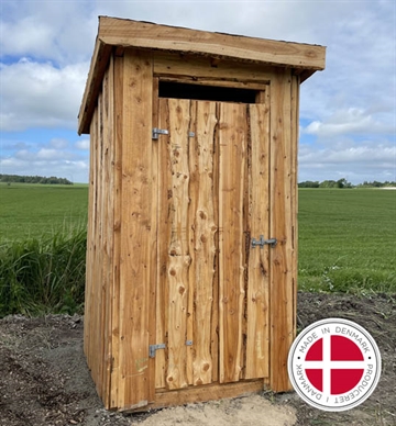 Muldtoilet m. nedgravet tank - Dansk produceret