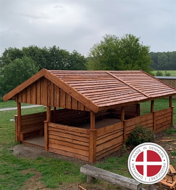 Bålhus / Multihus / Madpakkehus 5,5 x 8 m - Dansk produceret