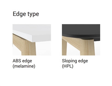 Nova Wood skrivebord - 2 typer bordplade melamin og HPL