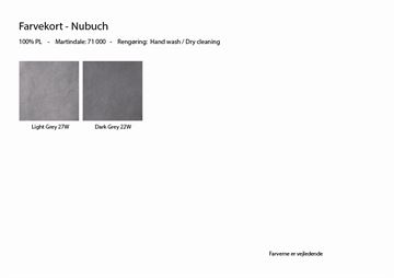 Farvekort - Nubuch (microfiber)