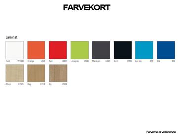 Farvekort - Spela barstol / højstol