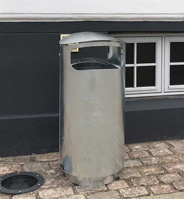 Odin affaldsbeholder,  90 L. - Skraldespand i stål